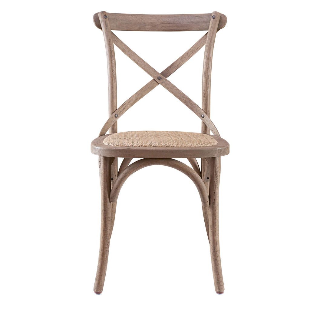 Flore Weathered Oak Bistro Chair