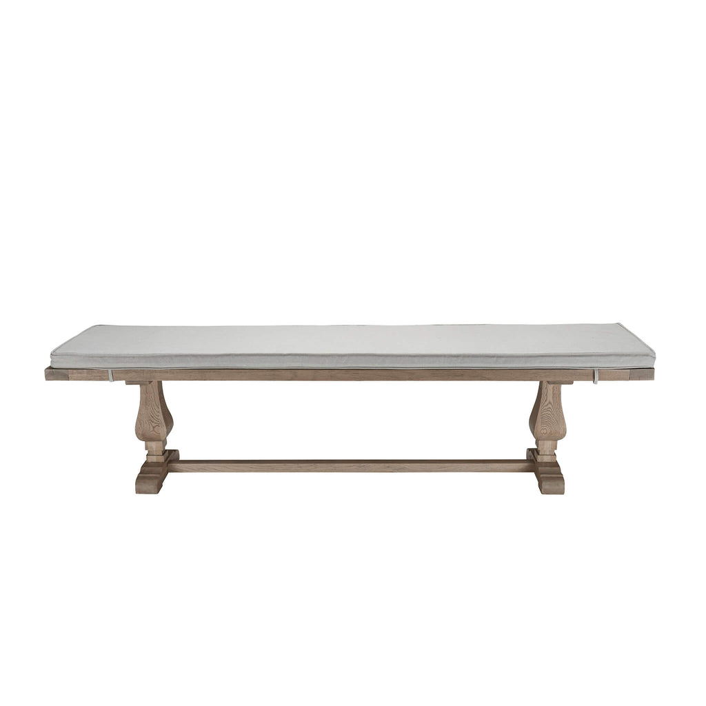 The Belvedere Weathered Oak Dining Bench 
