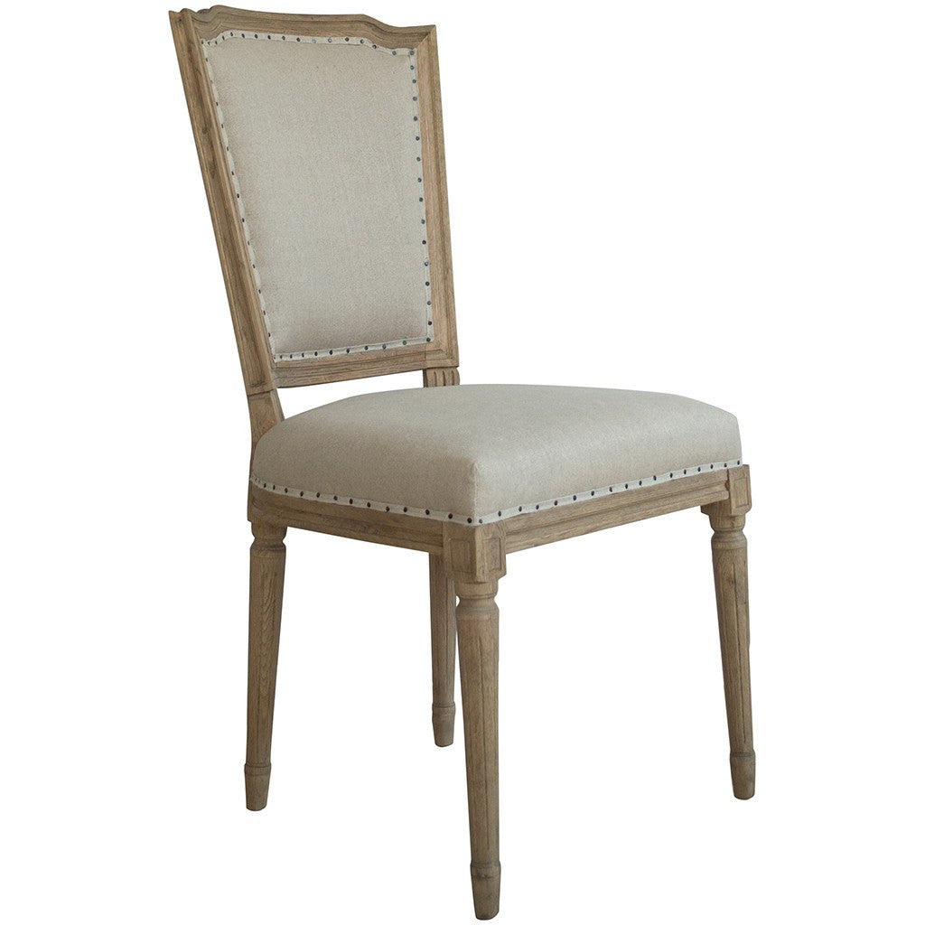 Dining Chairs - Eaton Oak French Style Dining Chair