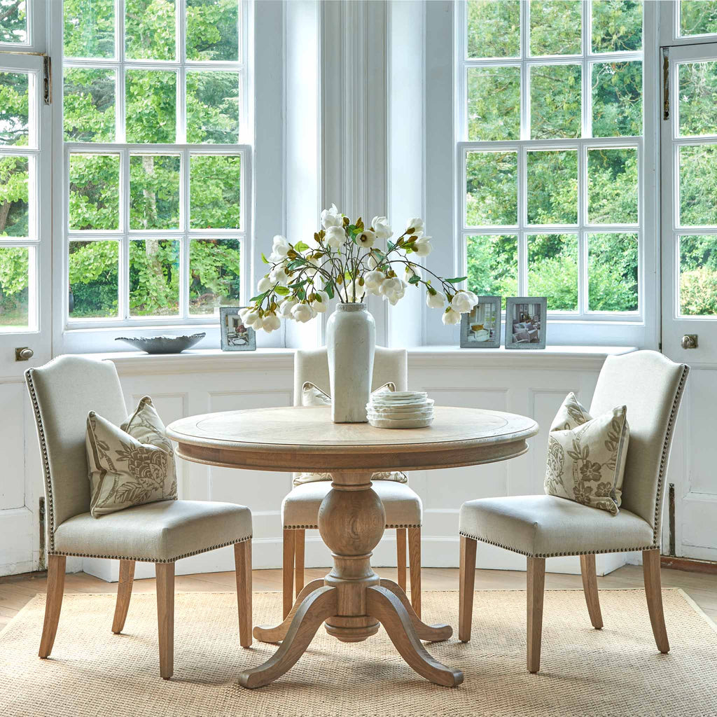 Portman Dining Chair - Oatmeal | Statement Dining Chair UK – La ...