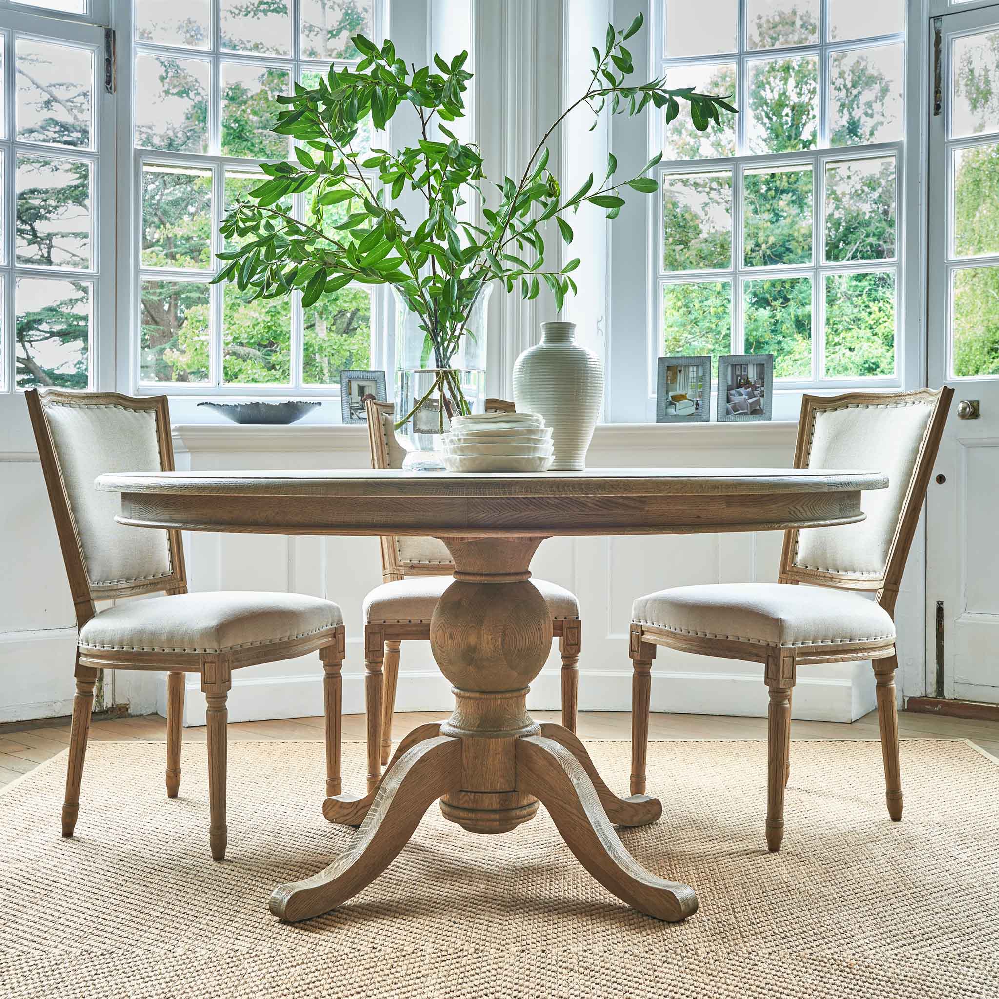 Oak And Glass Round Dining Table 39 Glass Round Dining Table Set