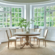 Belmont Round Oak Dining Table