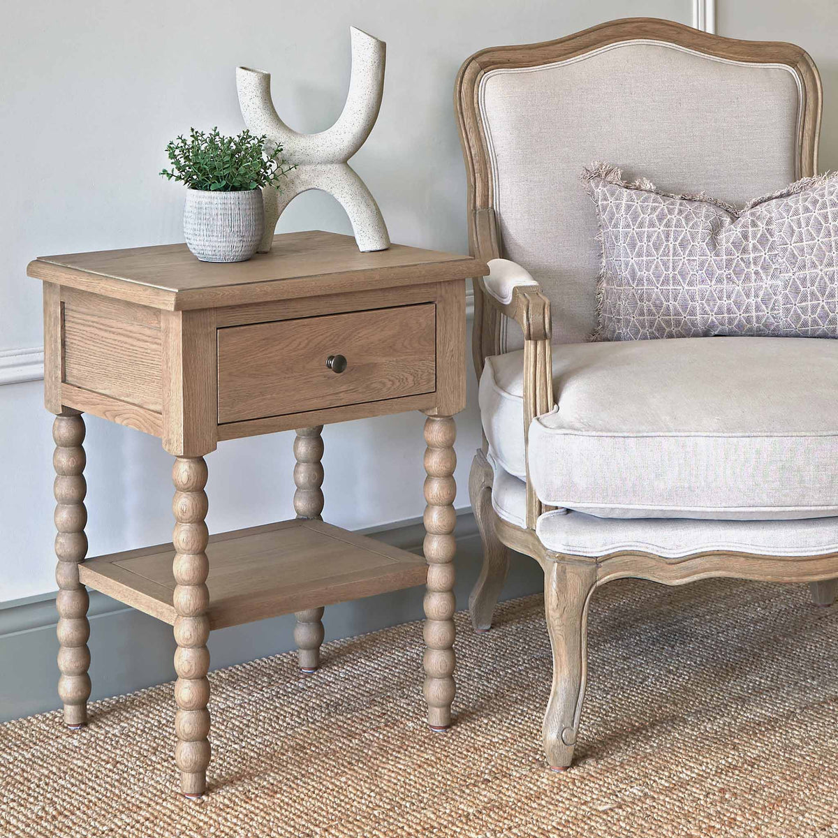 Cleveland Rectangular Side Table Small - Weathered Oak – La Residence ...