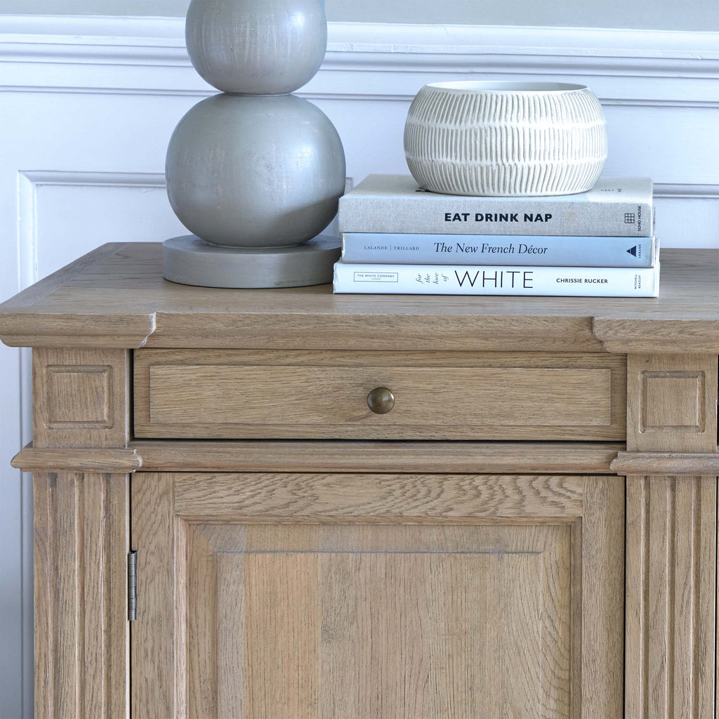 Small Eaton Oak Sideboard with Drawers