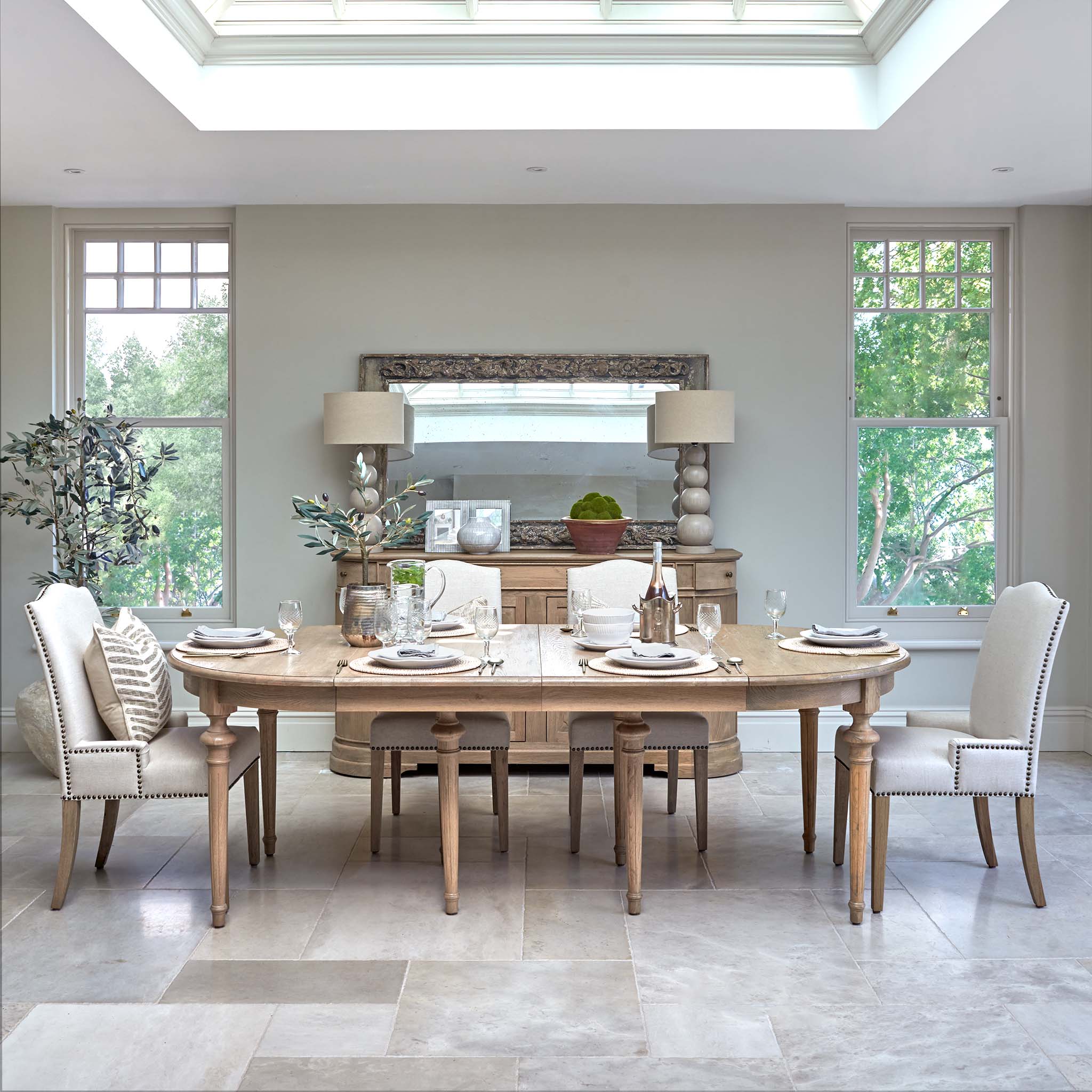 Portman Carver Dining Chair - Oatmeal – La Residence Interiors