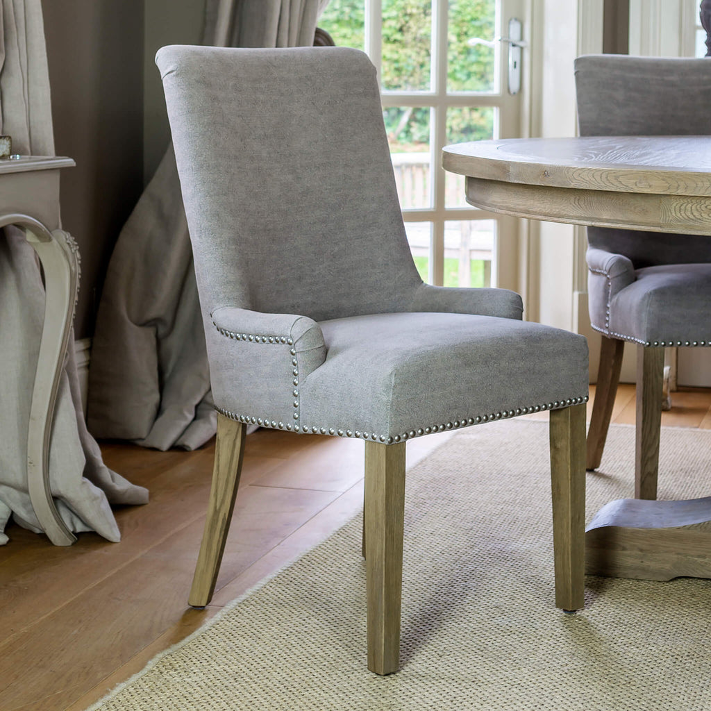 Luxury Dining Chair | Hamilton Chair In Dove Grey