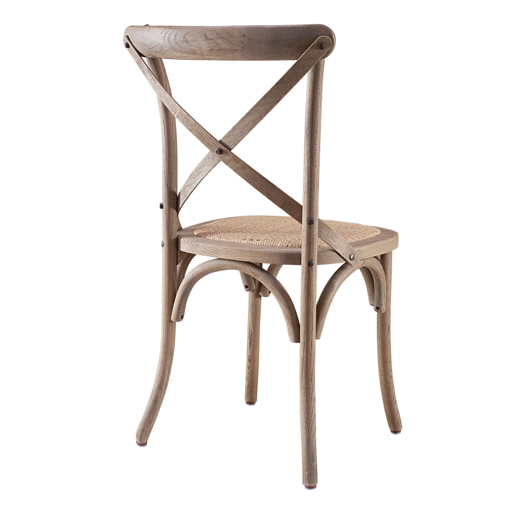 Flore Weathered Oak Bistro Chair