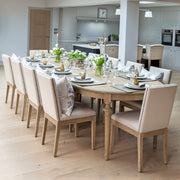 Brunswick Extending Weathered Oak Dining Table