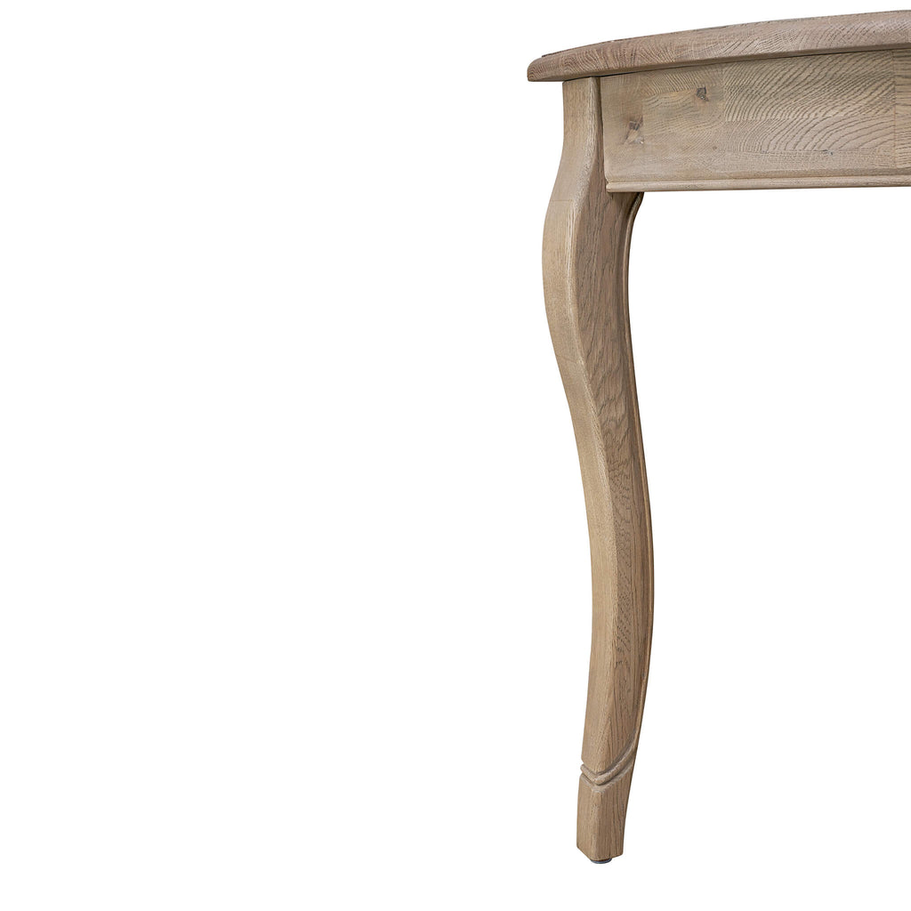 Camille Console Table In Weathered Oak 