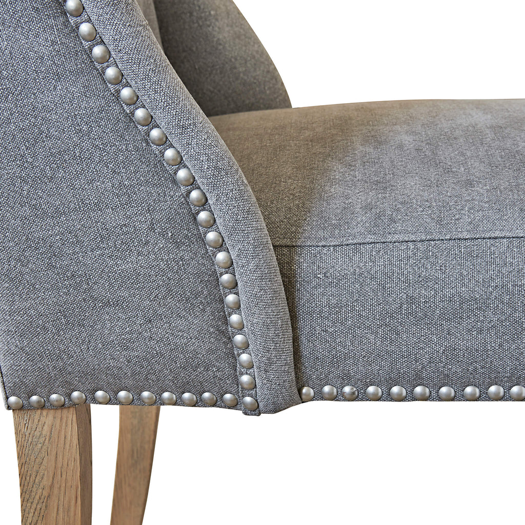 Kingsley Button Back Dining Chair – Dove Grey