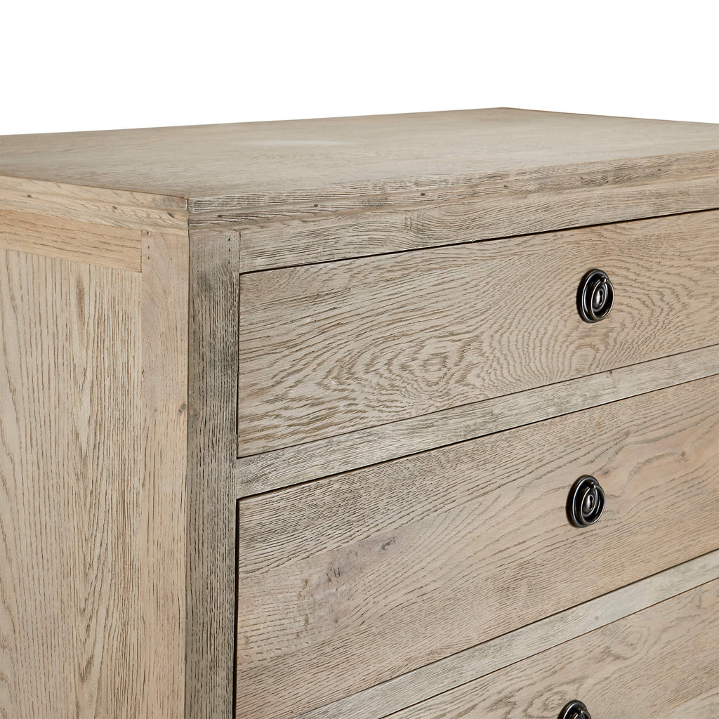 St Claude Weathered Oak Chest of Drawers